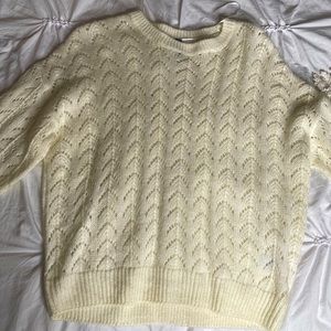 brand new cream sweater